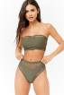 Fishnet & Solid Bikini Bottoms